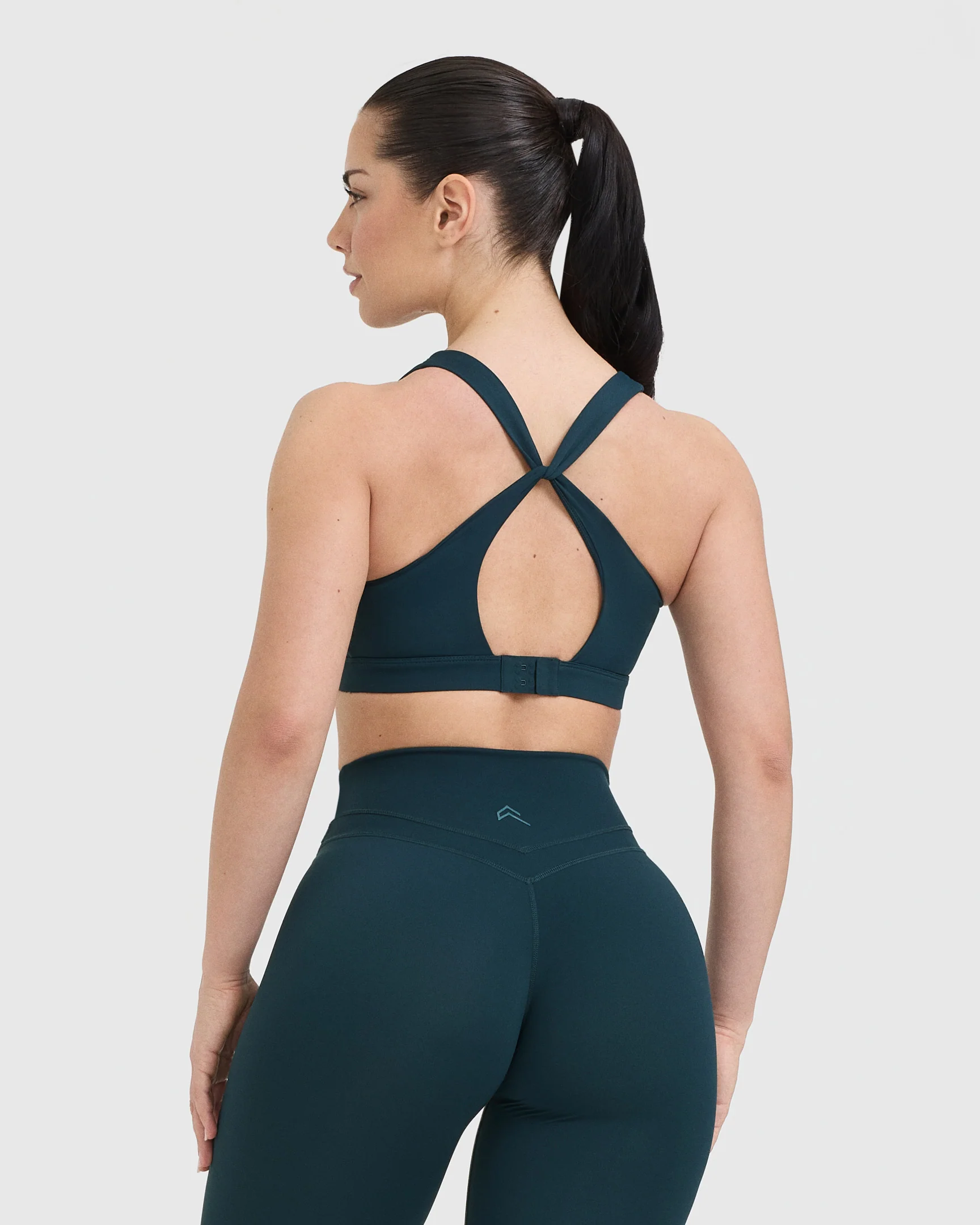 UnifiedMove™ Layered Sports Bra | Oil Blue - Image 2