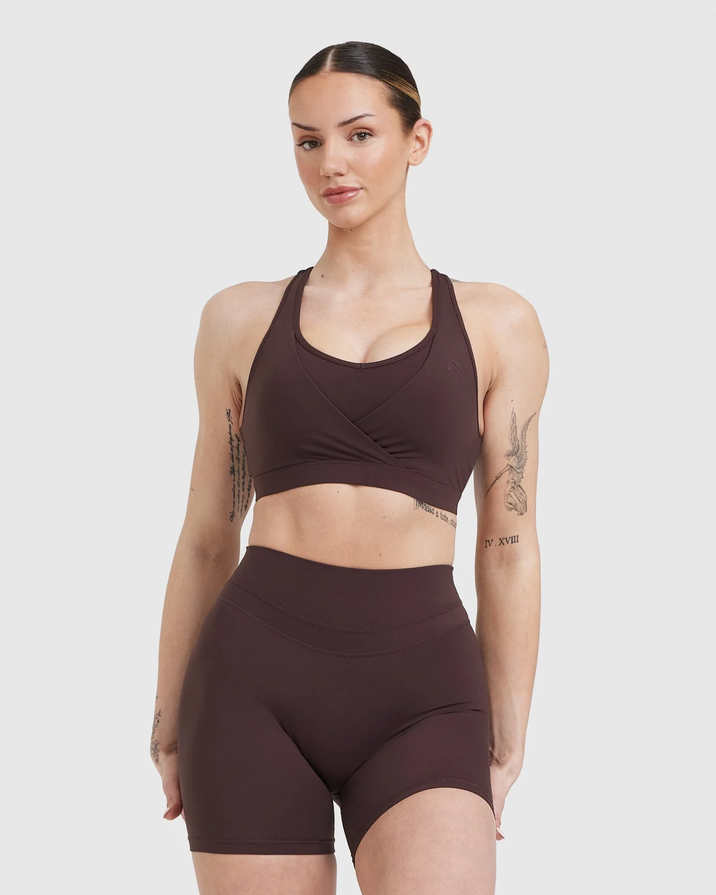 UnifiedMove™ Layered Sports Bra | Plum Brown