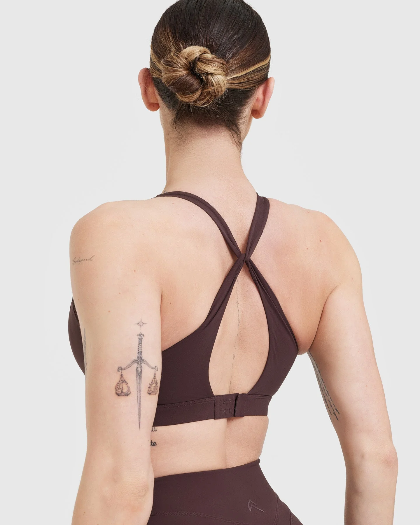 UnifiedMove™ Layered Sports Bra | Plum Brown - Image 5