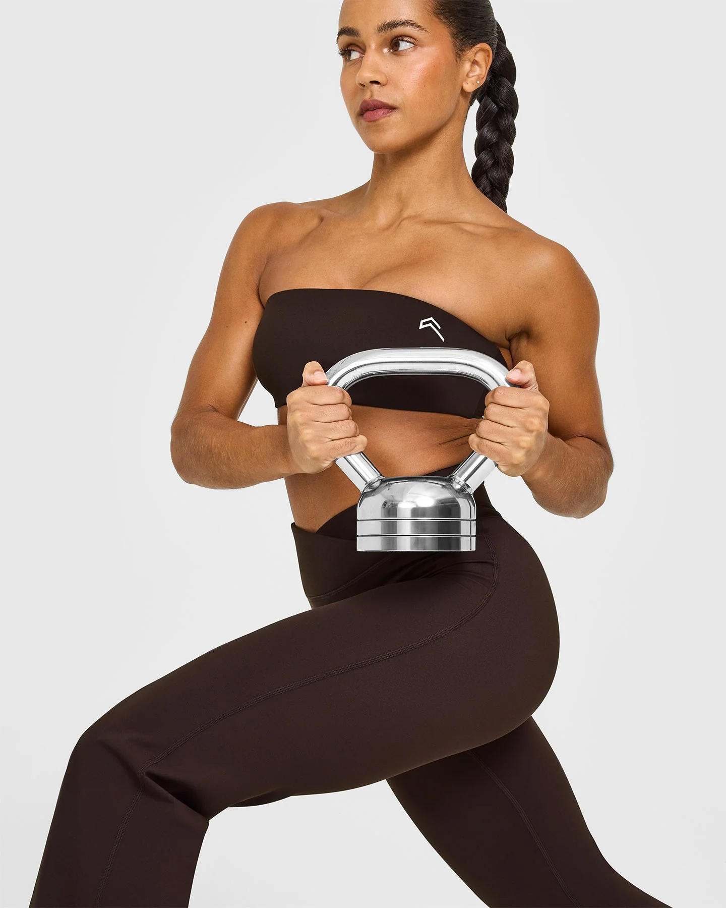 UnifiedMove™ Micro Bandeau Bralette | 70% Cocoa - Image 6