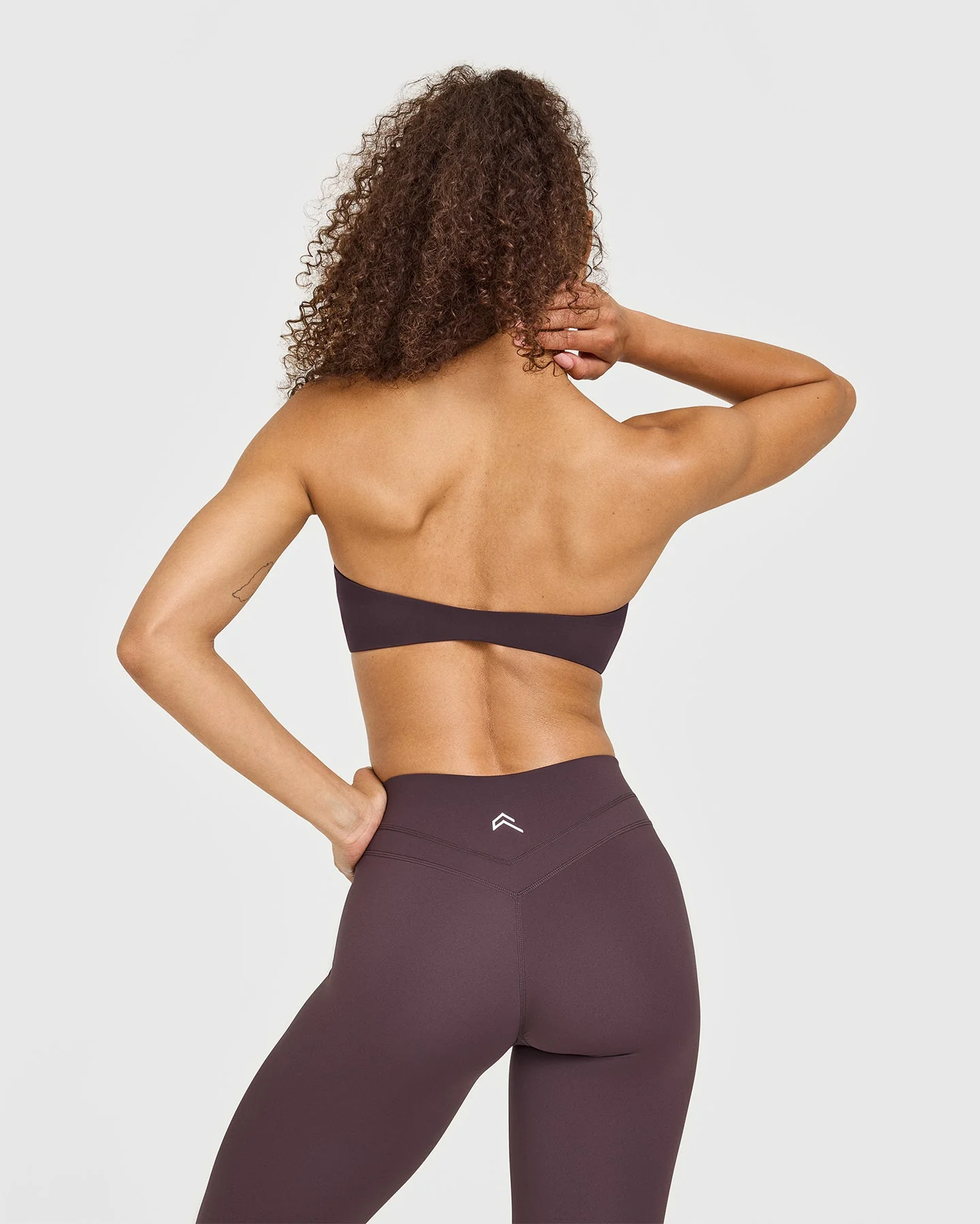 UnifiedMove™ Micro Bandeau Bralette | Dark Umber Brown - Image 2