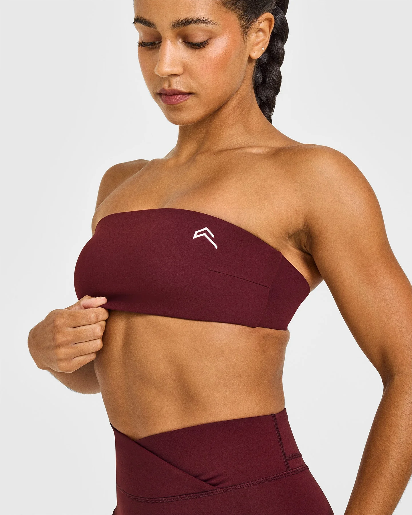 UnifiedMove™ Micro Bandeau Bralette | Rosewood - Image 5