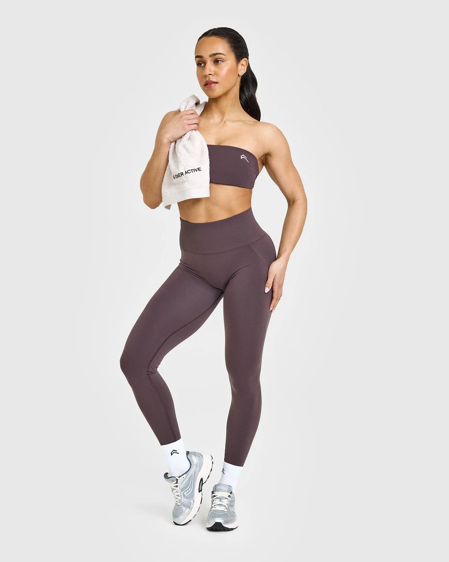 UnifiedMove™ Micro Bandeau Bralette | Umber Brown - Image 3