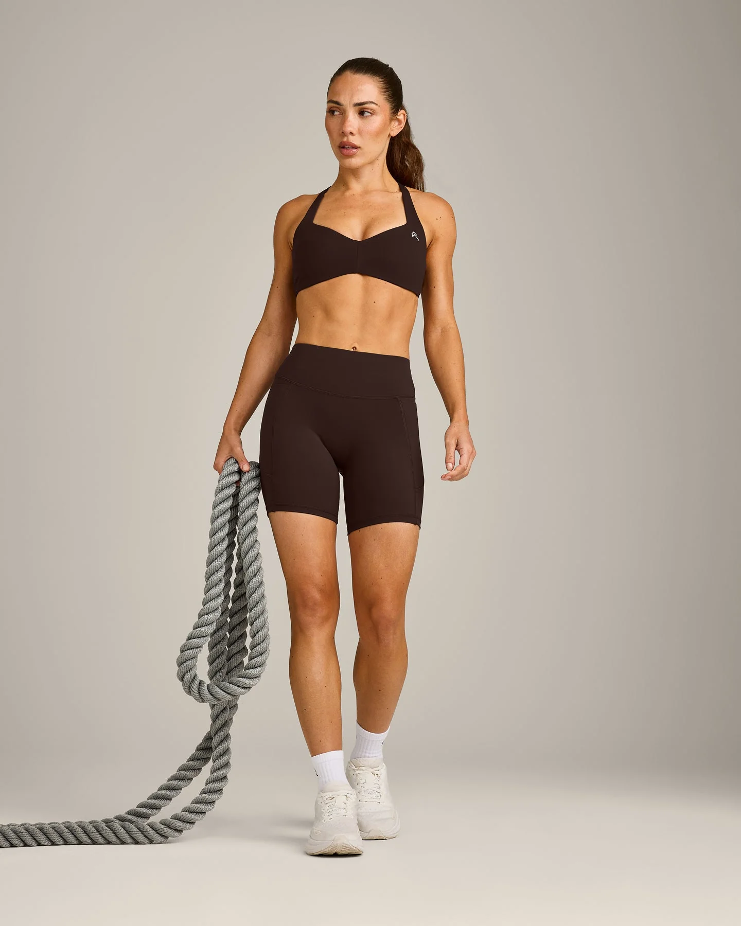 UnifiedMove™ Pocket Shorts 6" with Bonding with Reflective Logo | 70% Cocoa - Image 3