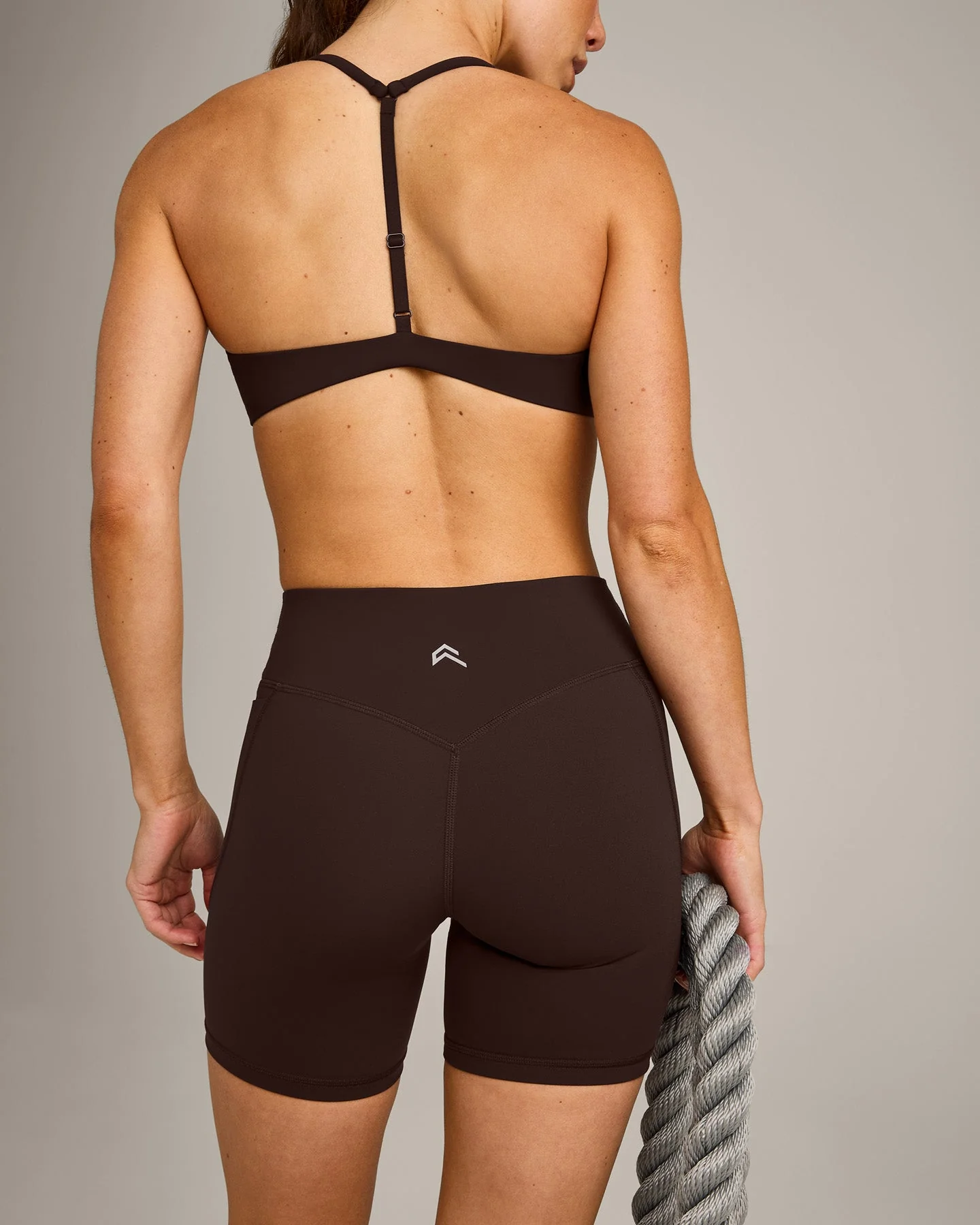 UnifiedMove™ Pocket Shorts 6" with Bonding with Reflective Logo | 70% Cocoa - Image 4
