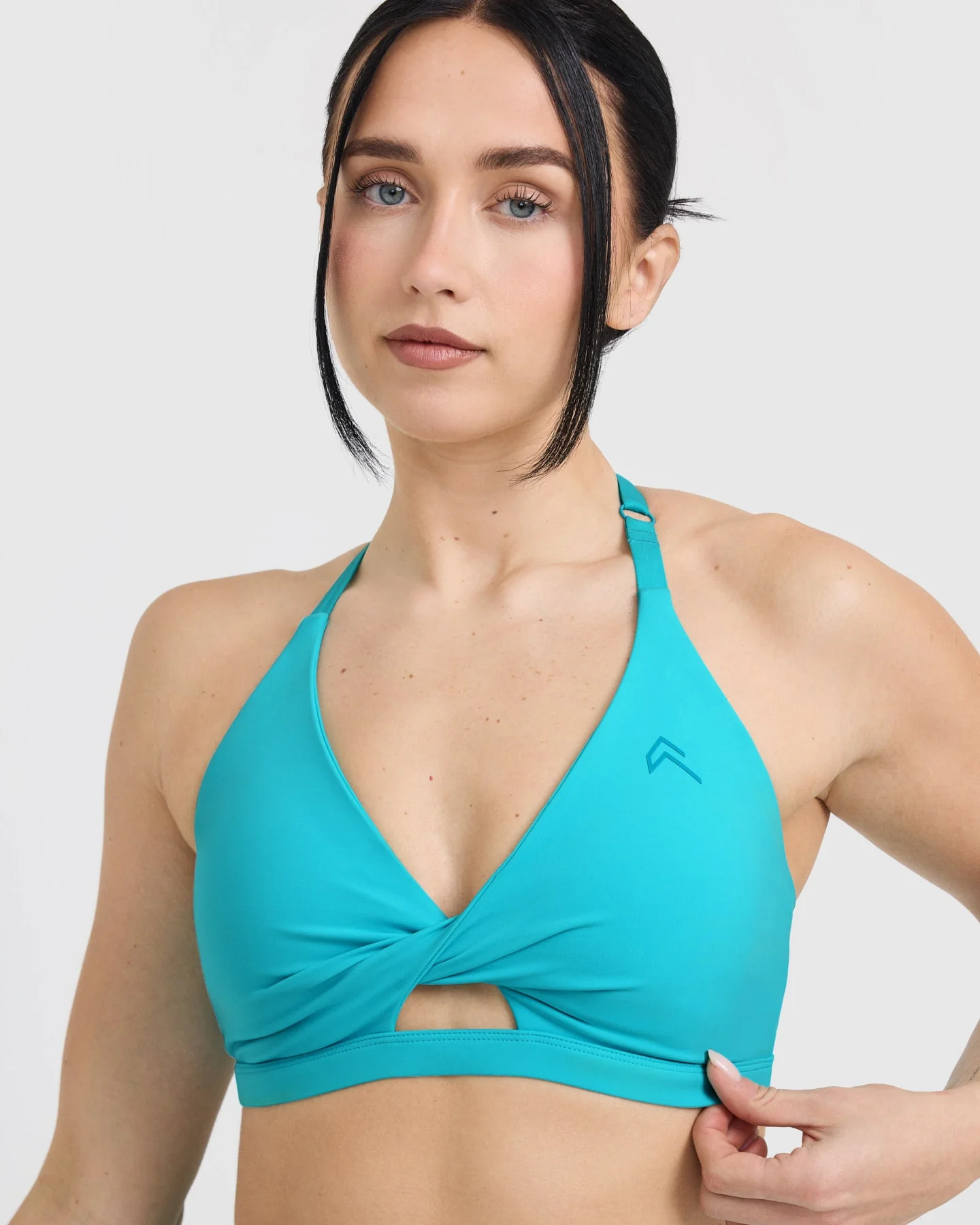 UnifiedMove™ Twist Sports Bra | Aqua Blue - Image 4