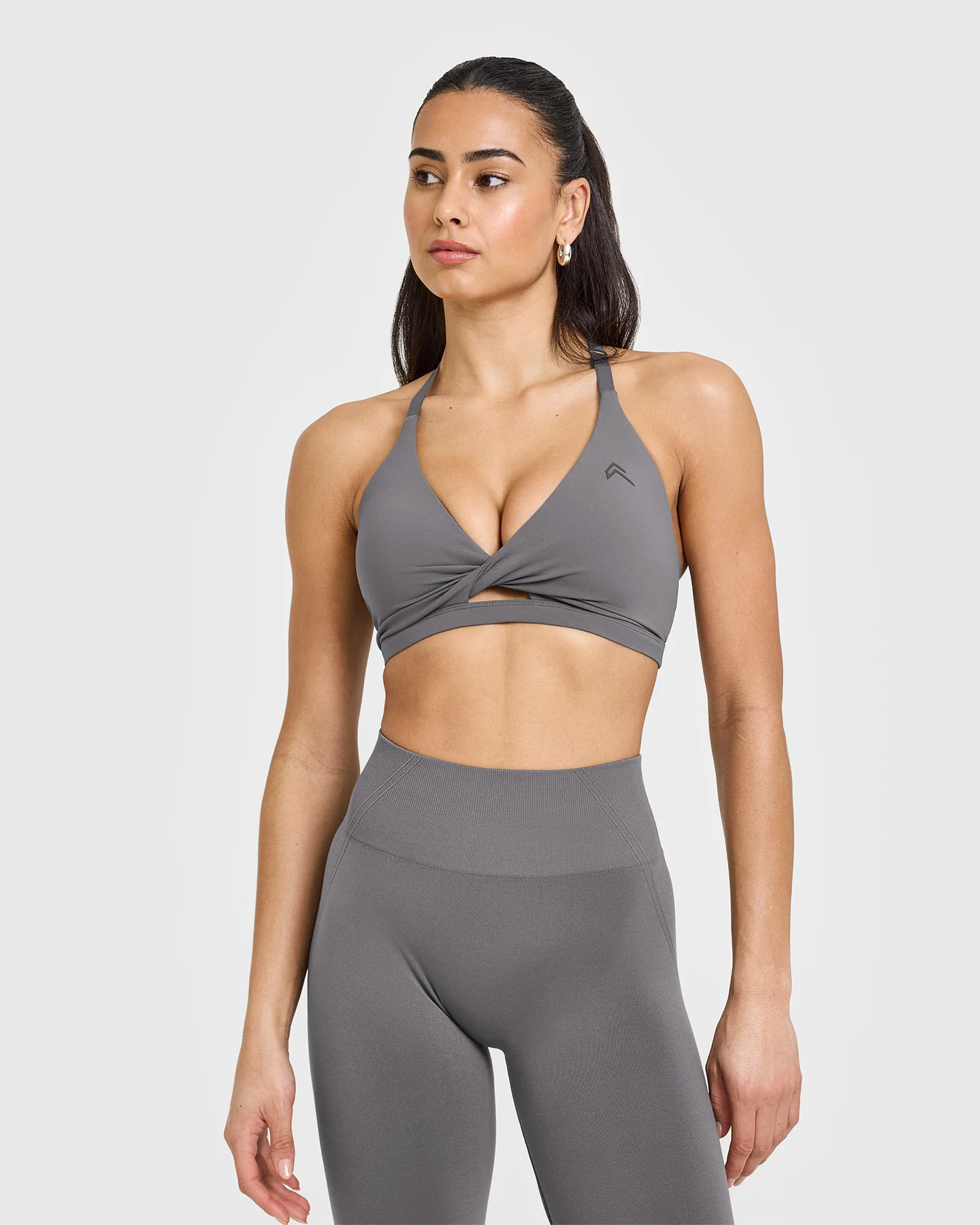 UnifiedMove™ Twist Sports Bra | Ash Grey