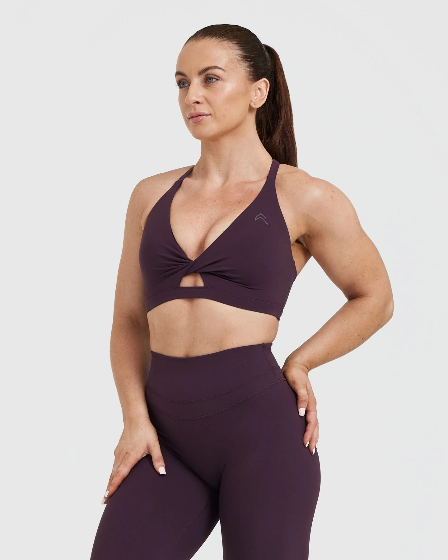 UnifiedMove™ Twist Sports Bra | Blackberry Purple - Image 3