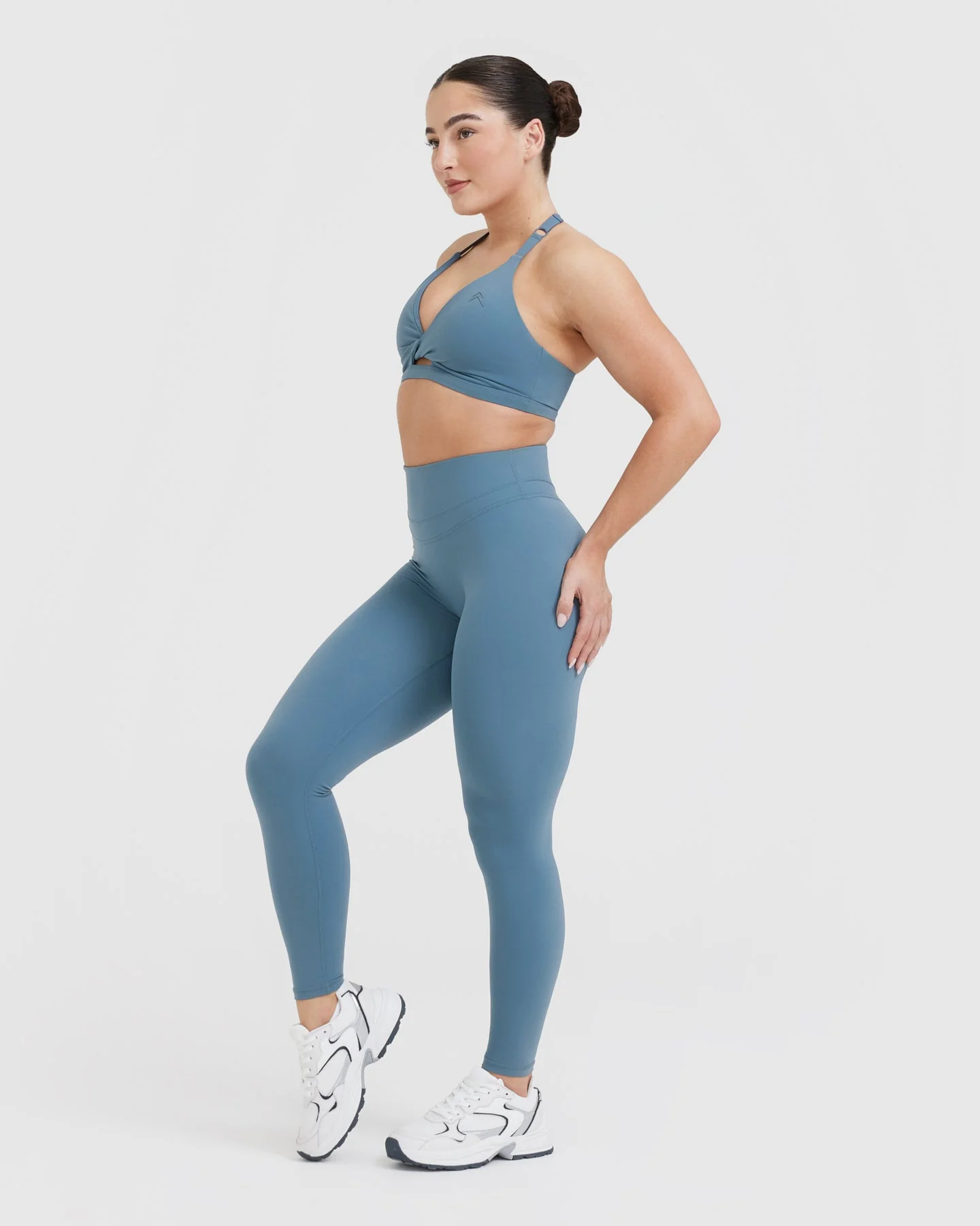 UnifiedMove™ Twist Sports Bra | Moonstone Blue - Image 3