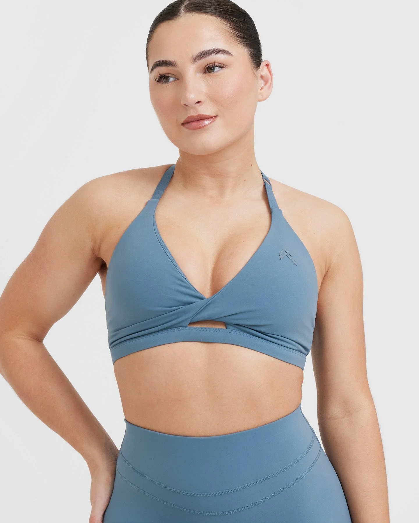 UnifiedMove™ Twist Sports Bra | Moonstone Blue - Image 4