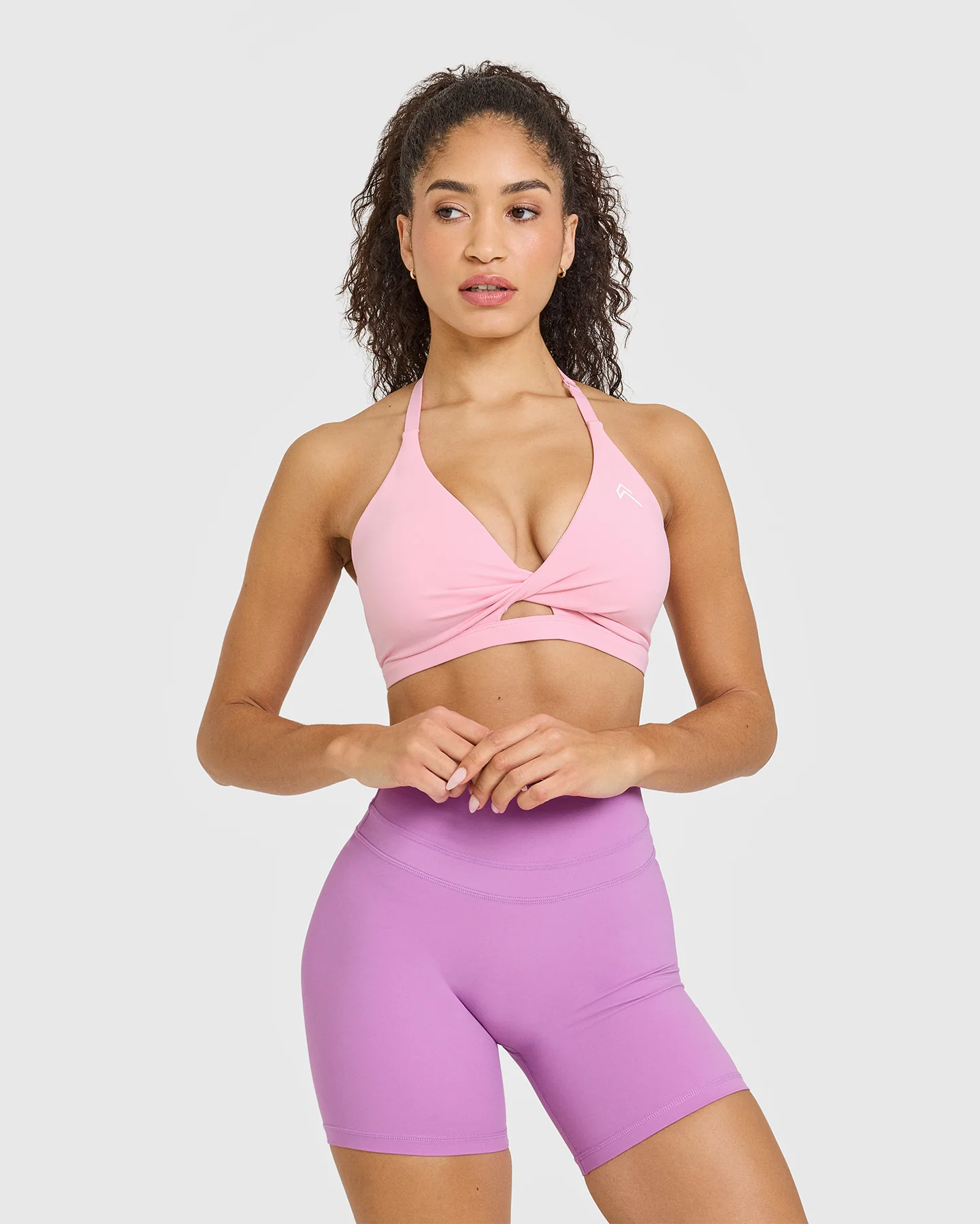 UnifiedMove™ Twist Sports Bra | Petal Pink
