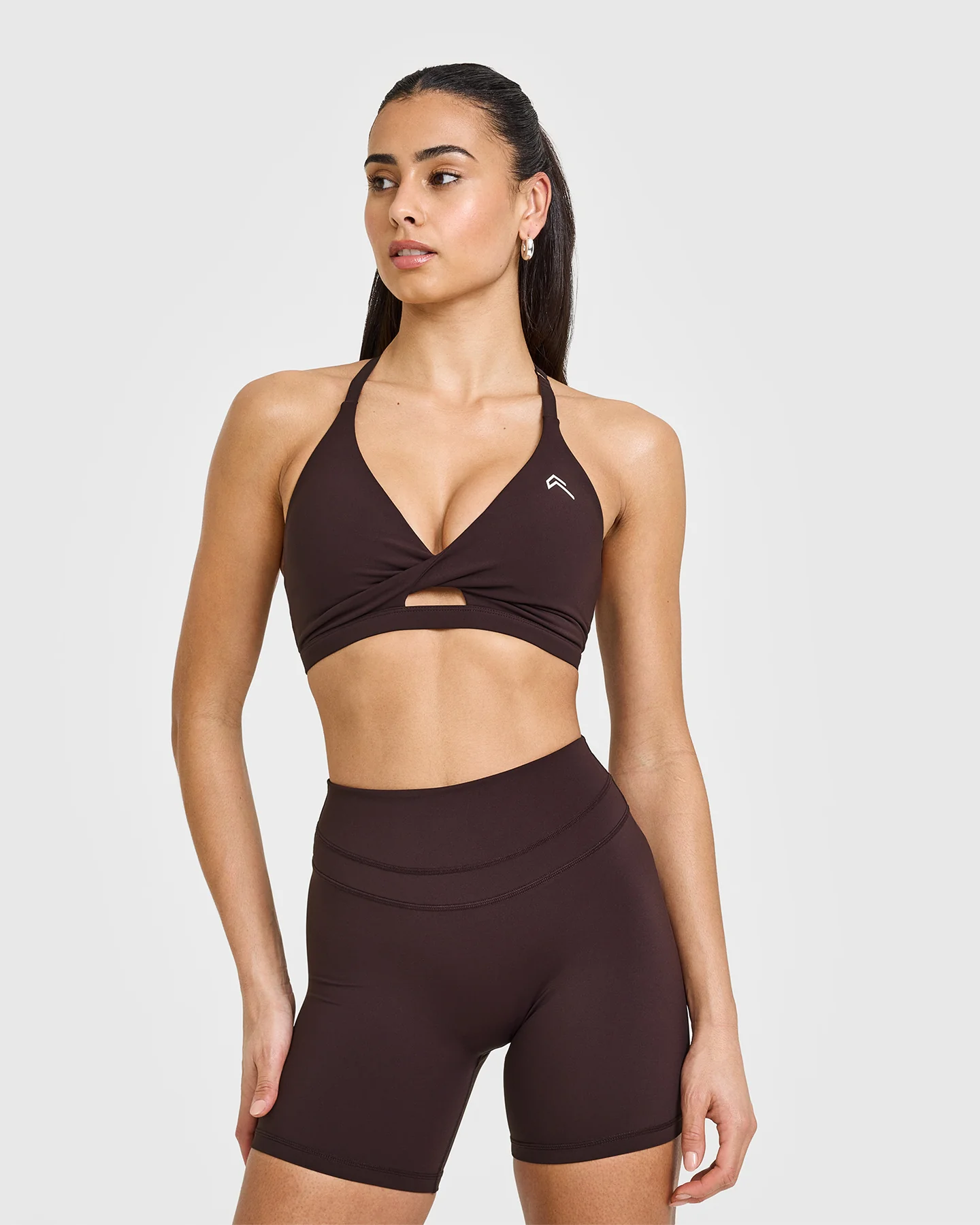 UnifiedMove™ Twist Sports Bra | Plum Brown