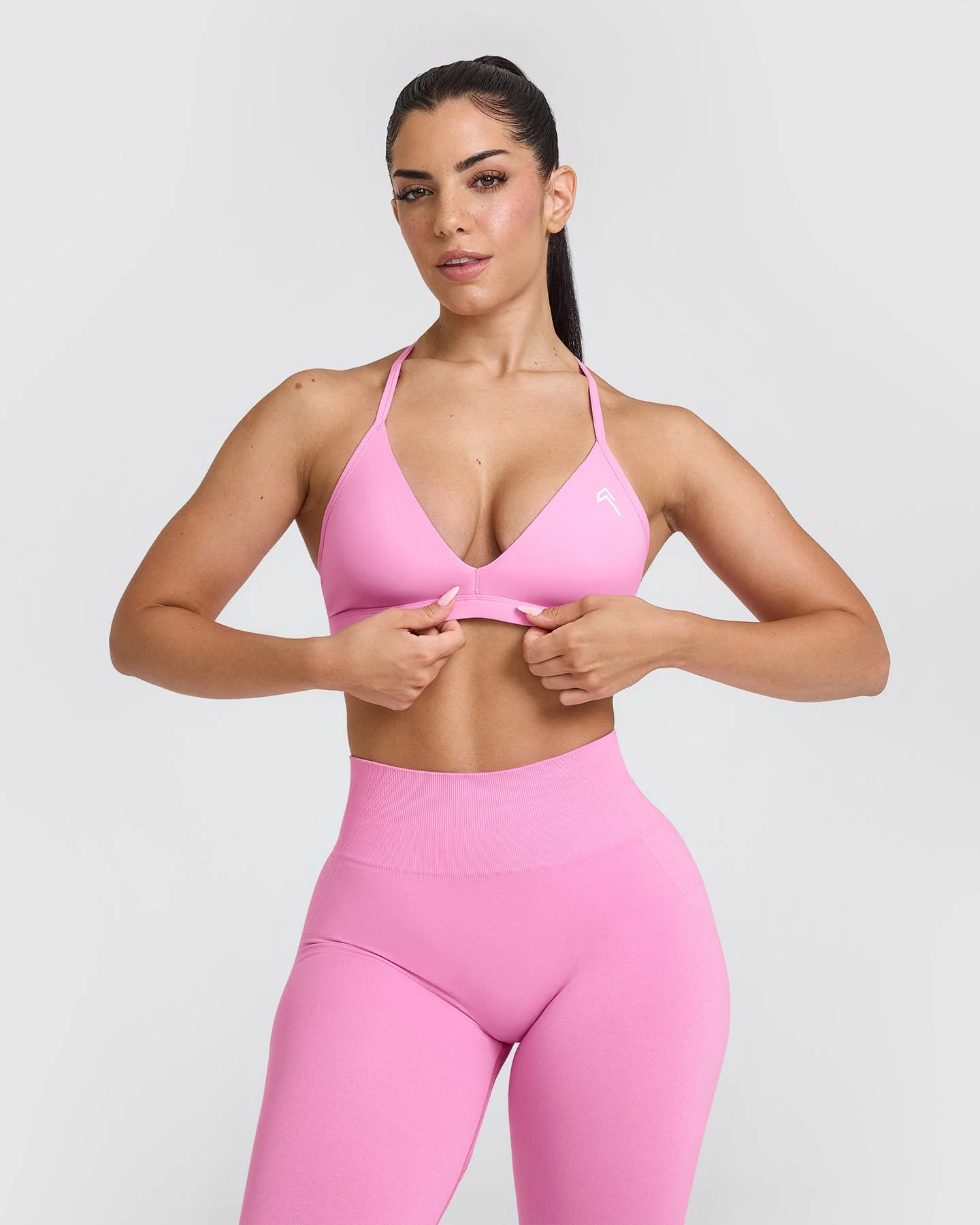 UnifiedMove™ Ultra Micro V Neck Bralette | Power Pink
