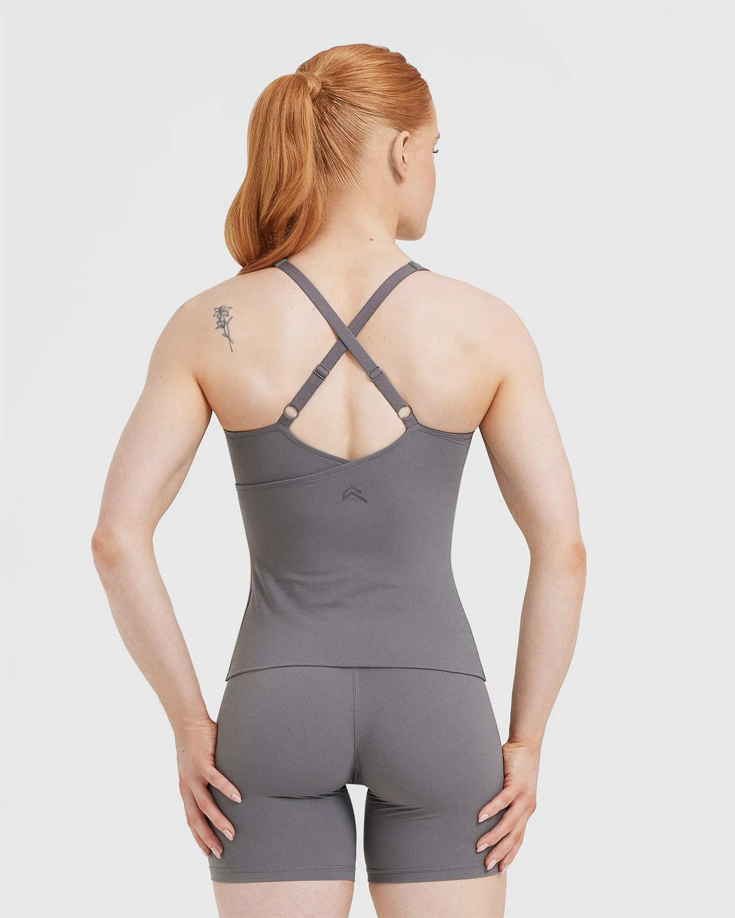 UnifiedMove™ V Neck Cross Back Vest | Ash Grey - Image 2