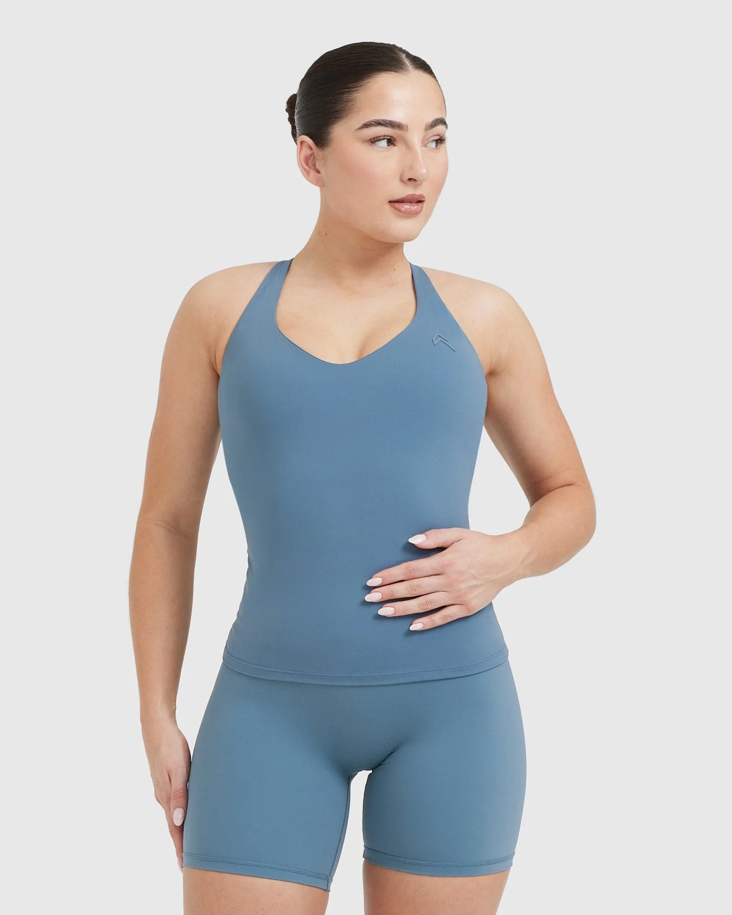 UnifiedMove™ V Neck Cross Back Vest | Moonstone Blue