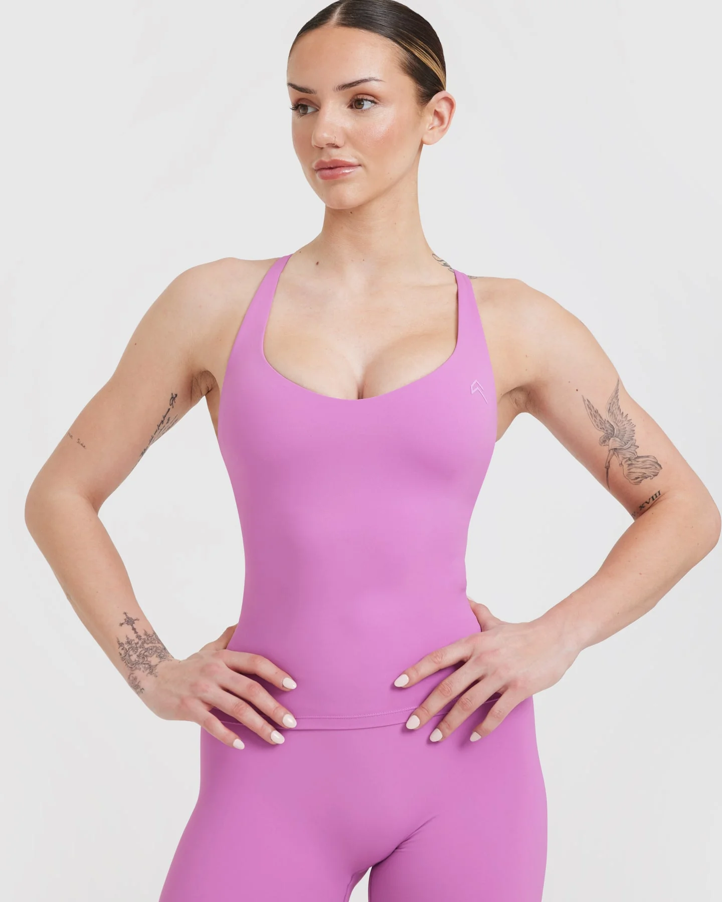 UnifiedMove™ V Neck Cross Back Vest | Orchid Purple - Image 3