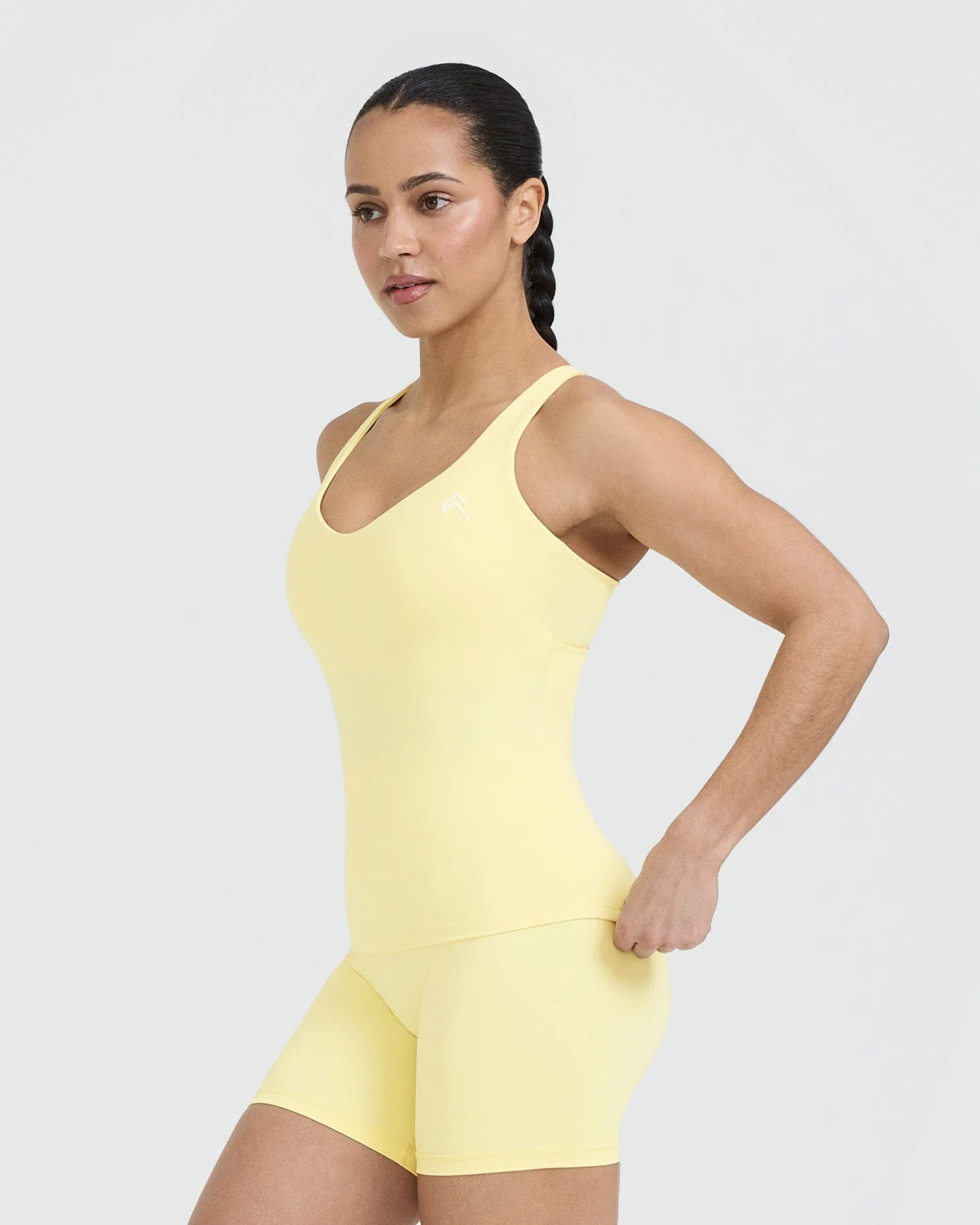 UnifiedMove™ V Neck Cross Back Vest | Sherbert Yellow - Image 3
