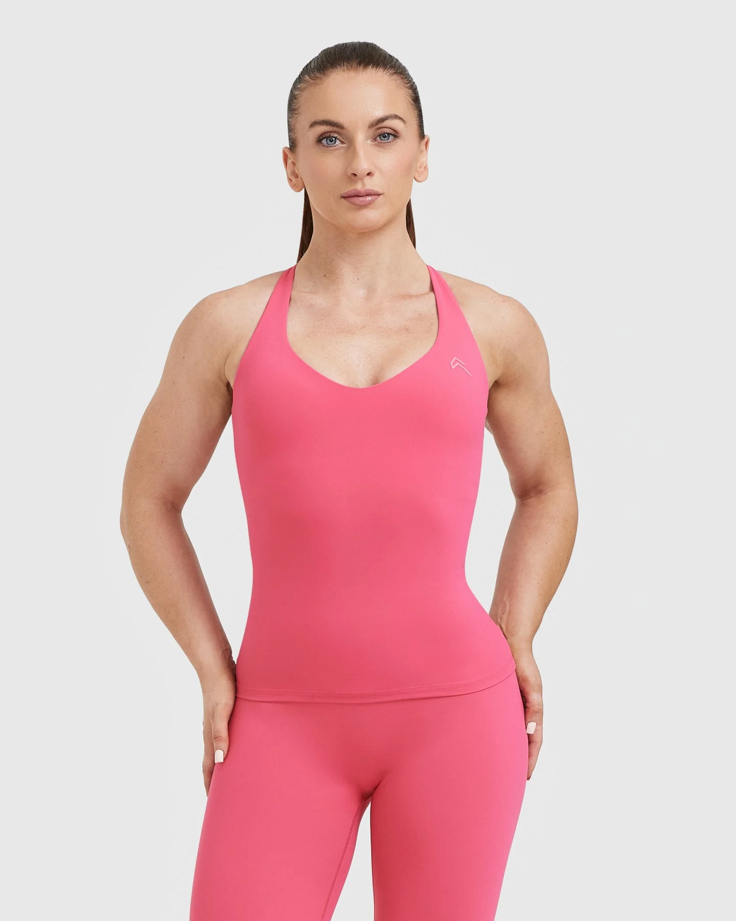 UnifiedMove™ V Neck Cross Back Vest | Velvet Pink