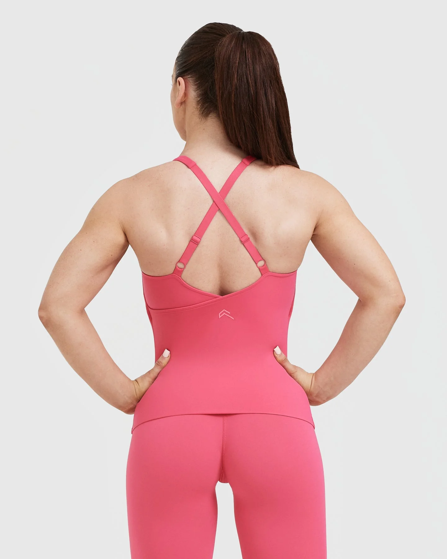 UnifiedMove™ V Neck Cross Back Vest | Velvet Pink - Image 2