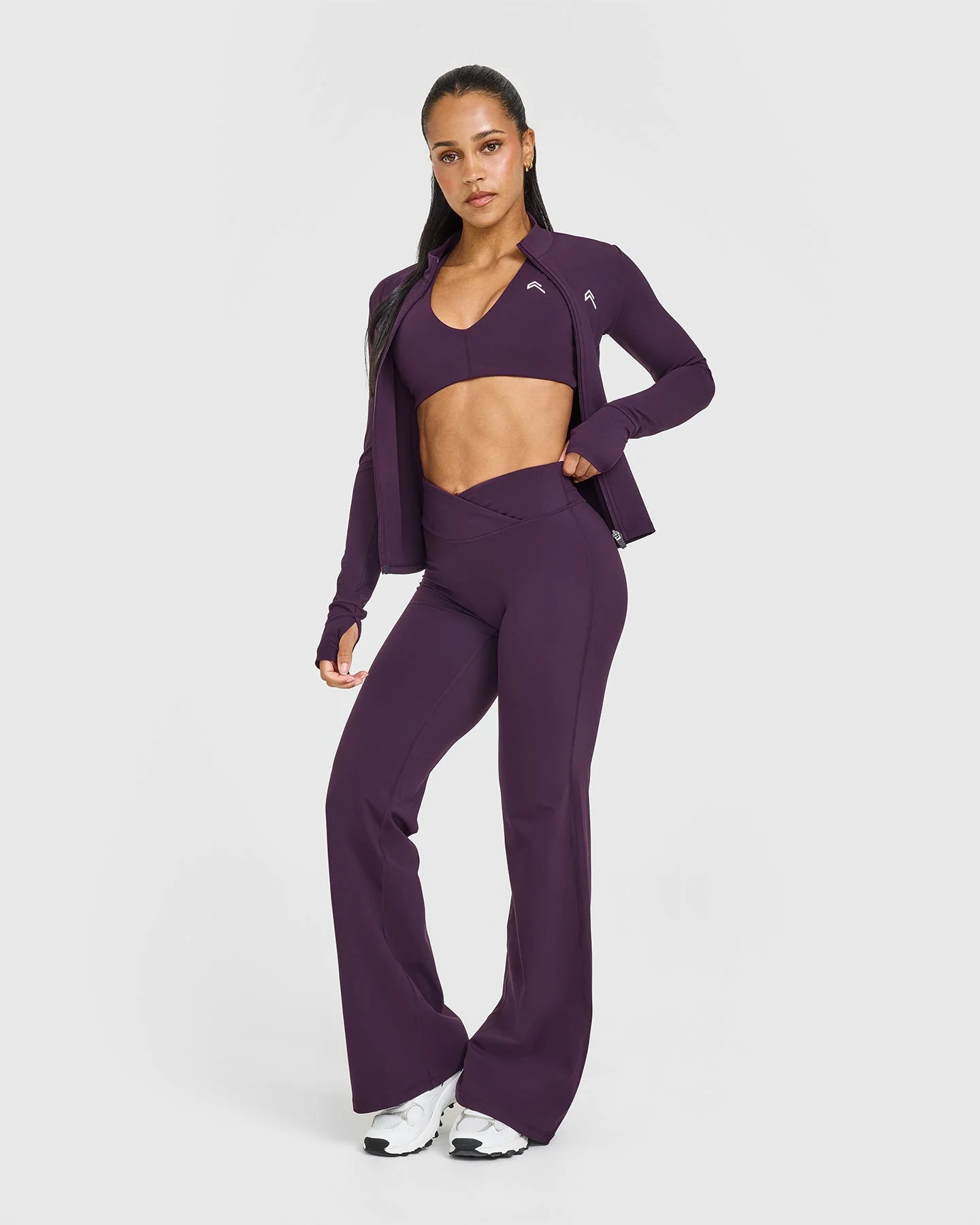 UnifiedMove™ Wrap Flared Bottoms | Blackberry Purple - Image 3