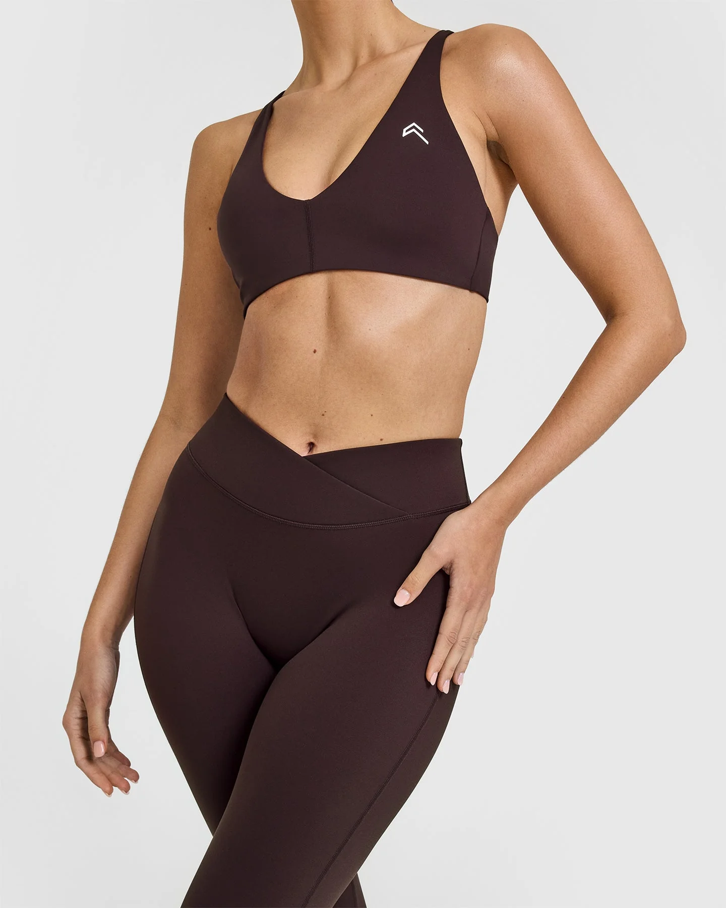 UnifiedMove™ Wrap Flared Bottoms | Plum Brown - Image 4