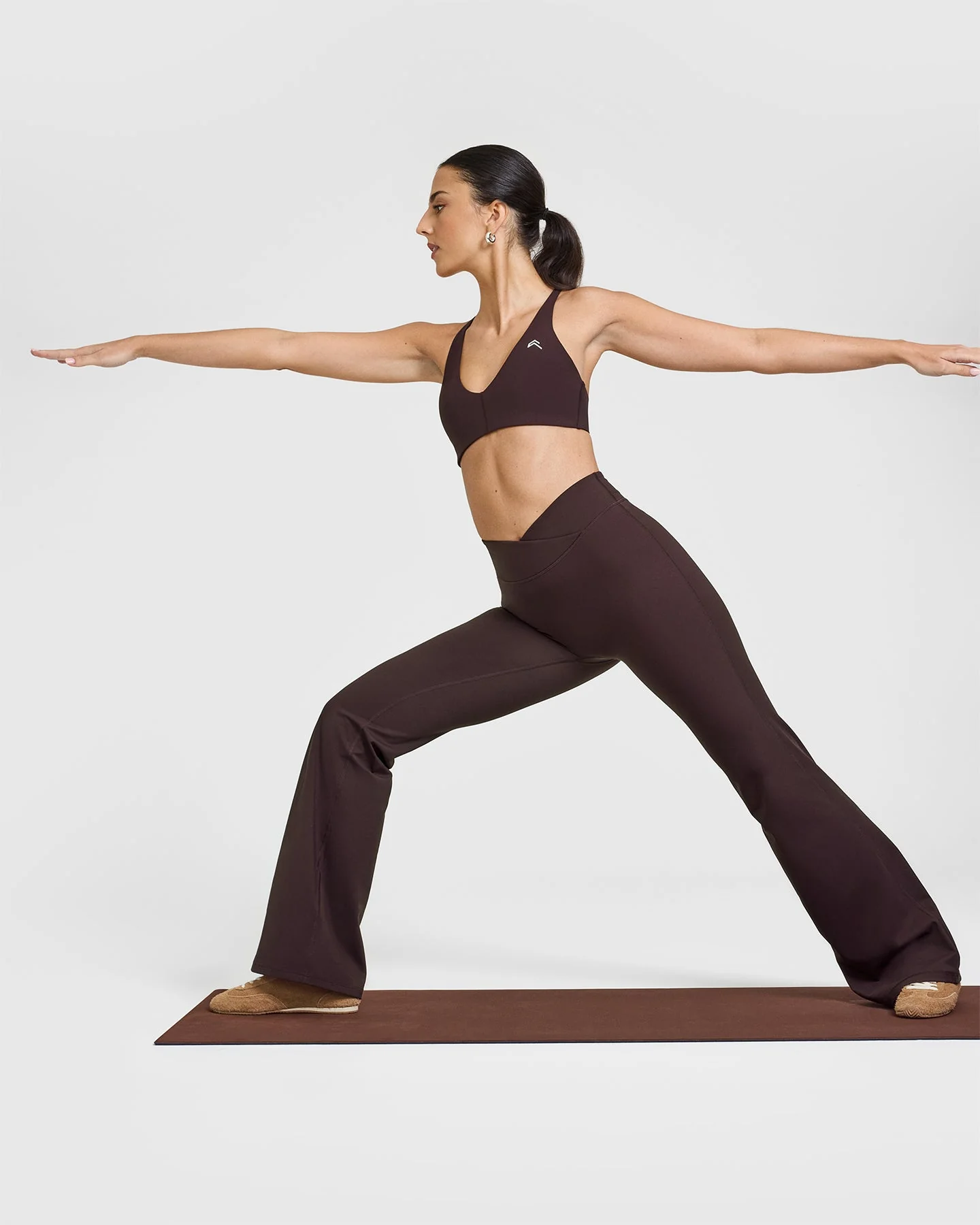 UnifiedMove™ Wrap Flared Bottoms | Plum Brown - Image 6