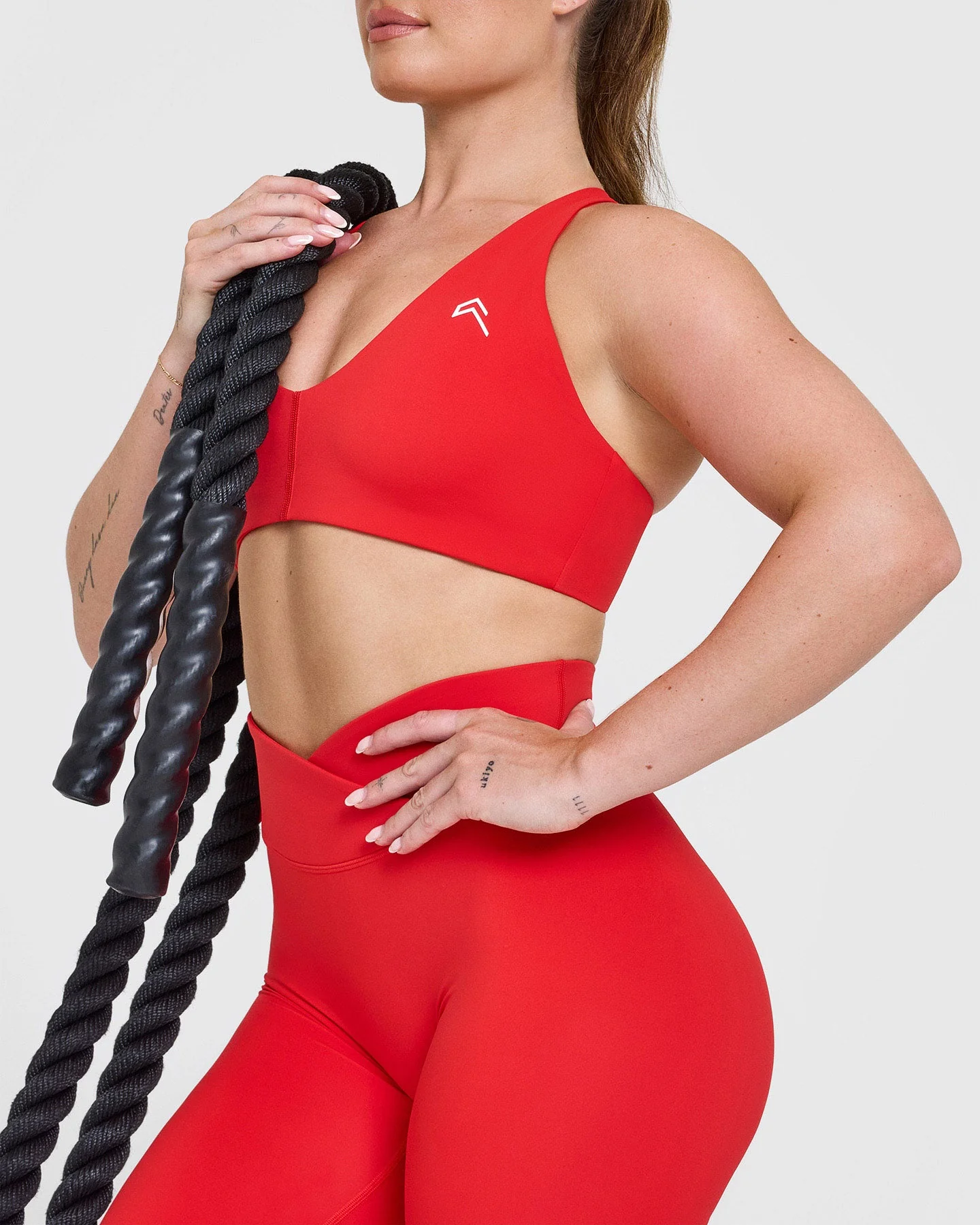 UnifiedMove™ Wrap Leggings | Muscle Mommy Red - Image 6