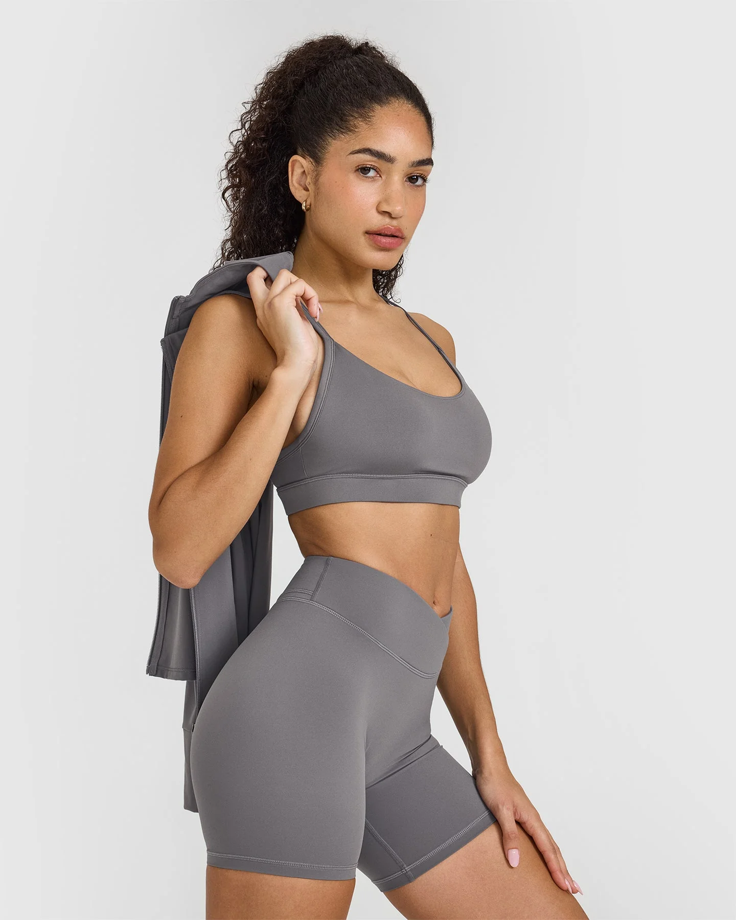 UnifiedMove™ Wrap Shorts 6" | Ash Grey - Image 6