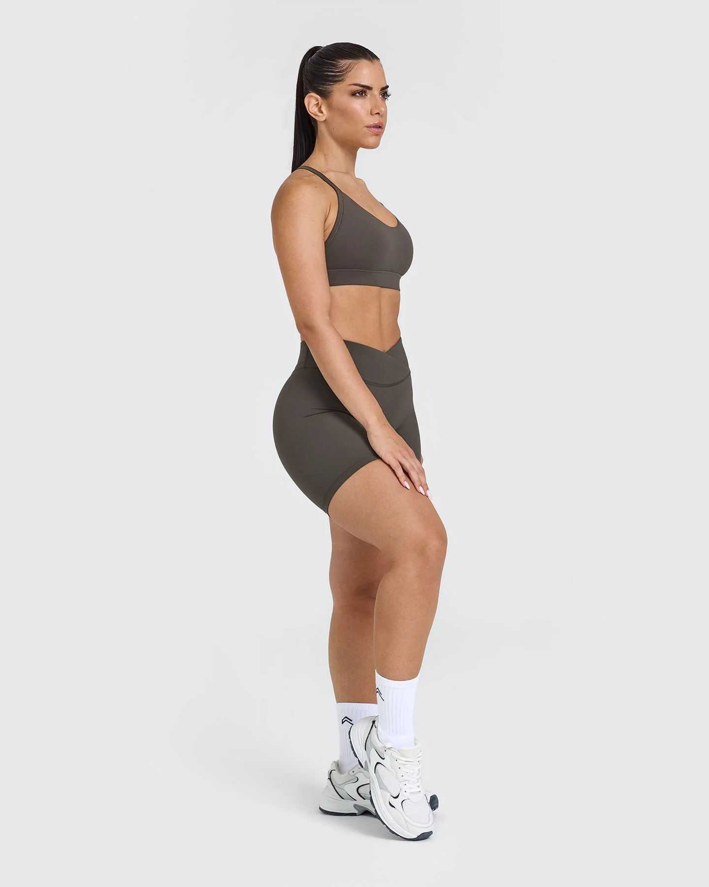 UnifiedMove™ Wrap Shorts 6" | Deep Taupe - Image 3