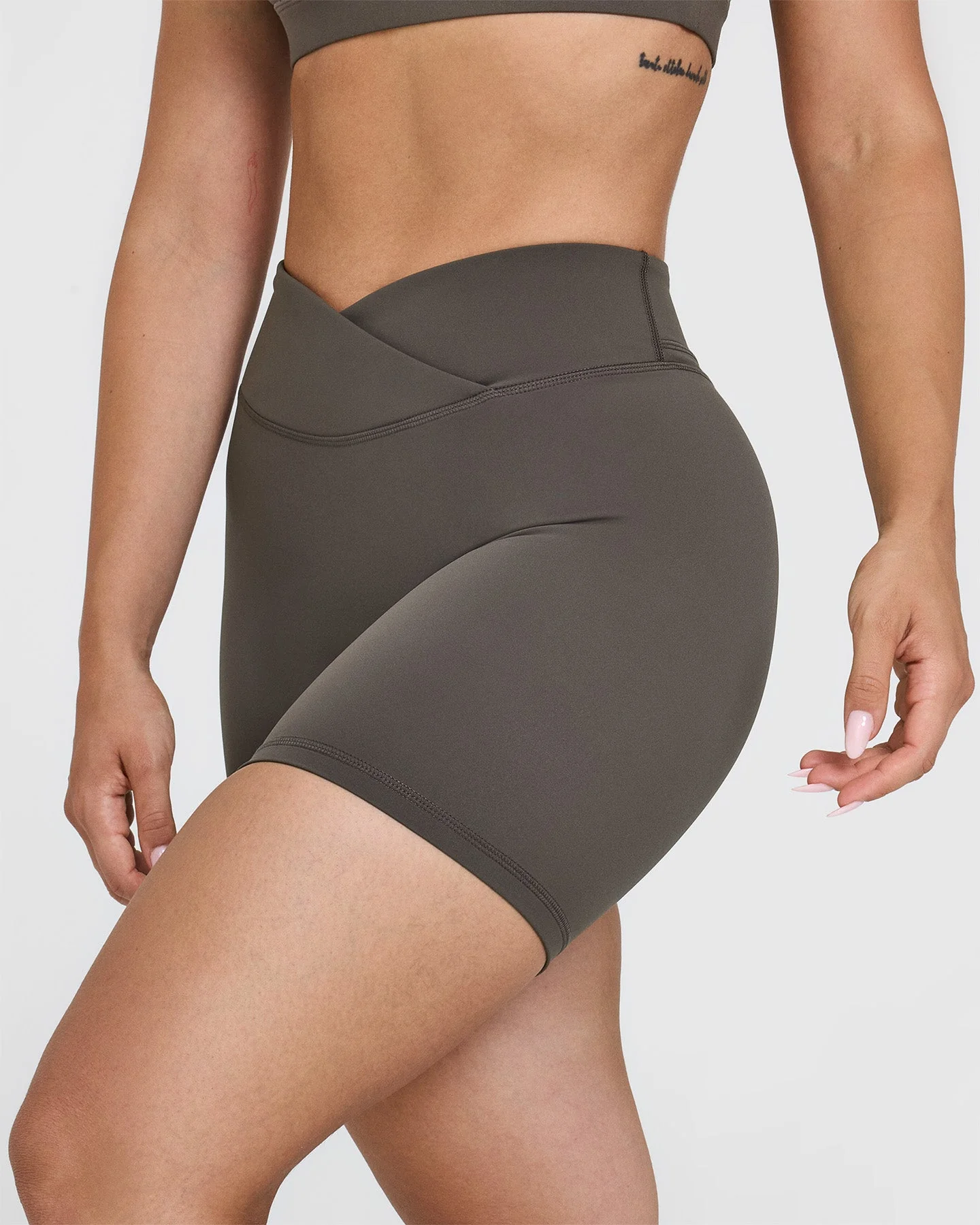 UnifiedMove™ Wrap Shorts 6" | Deep Taupe - Image 4
