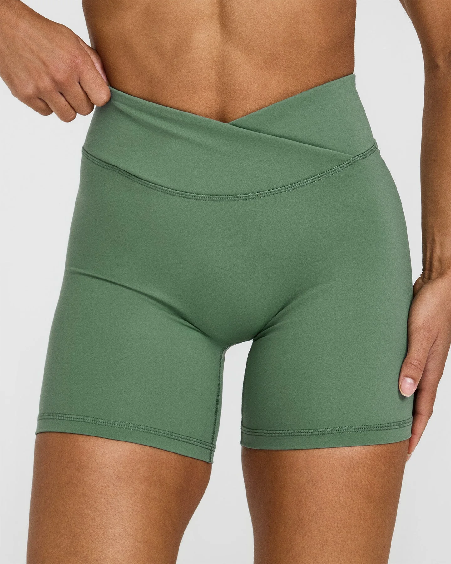 UnifiedMove™ Wrap Shorts 6" | Forest Green - Image 4